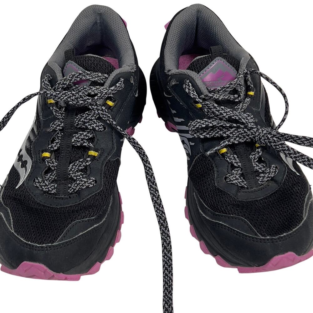 Saucony Excursion TR15 Women's Running Athletic Black & Purple Shoe Size 8.5